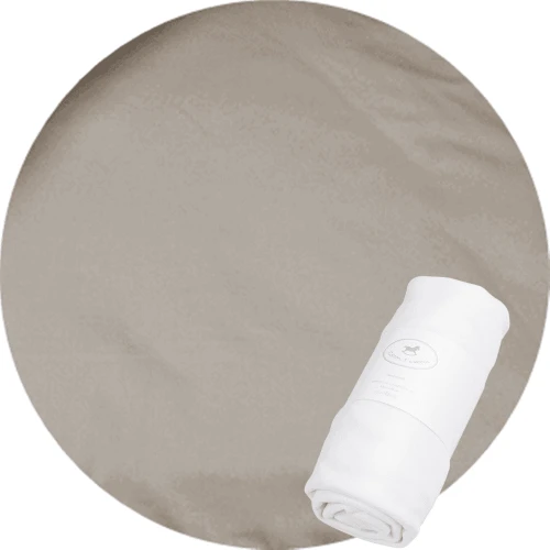 Minimal Taupe fitted sheet