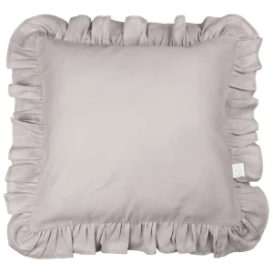 Margaret Ruffle Pillowcase Dark Beige