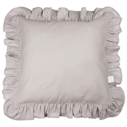 Poszewka z falbanką Margaret Ciemny beż