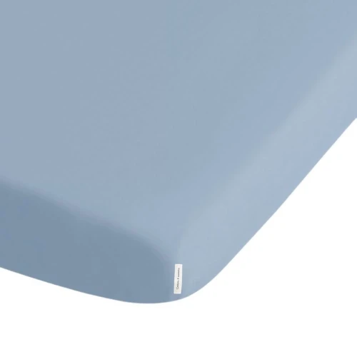 Prześcieradło Minimal Błękitne na wymiar 