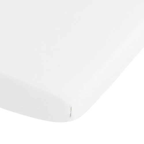 Minimal White Fitted Sheet Made to Measure