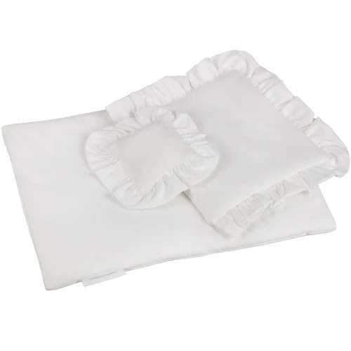 Doll Bedding Set White