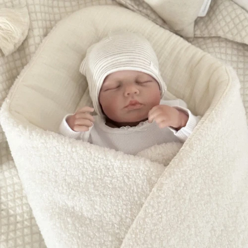 Rożek niemowlęcy Boho boucle Waniliowy