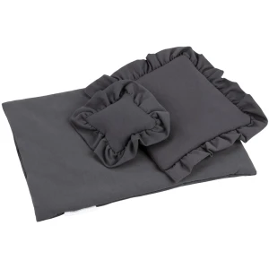 Pościel dla lalki Grafit