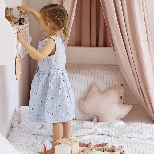 Bed linen stripes 160x200 Adult (without filling) Grey