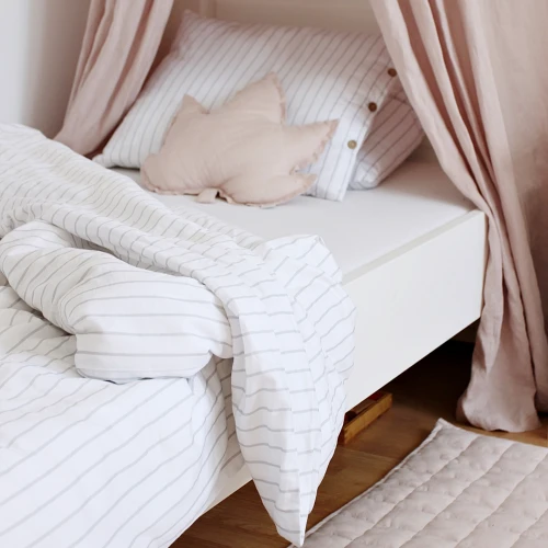 Bed linen stripes 160x200 Adult (without filling) Grey