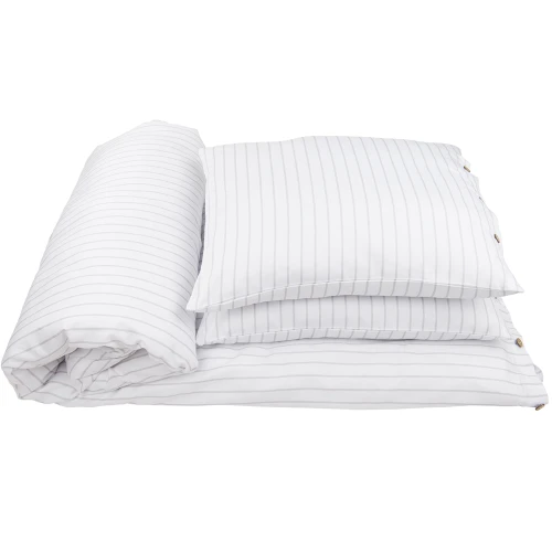 Bed linen stripes 160x200 Adult (without filling) Grey