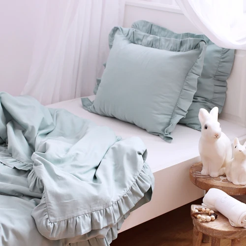 Bed linen stripes 160x200 Adult (without filling) Silit green