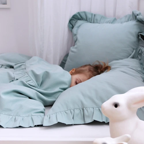 Bed linen stripes 160x200 Adult (without filling) Silit green