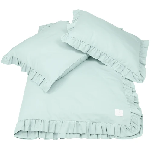 Bedclothes SG 140x200 cadre Adult  two pillowcases included Silit green