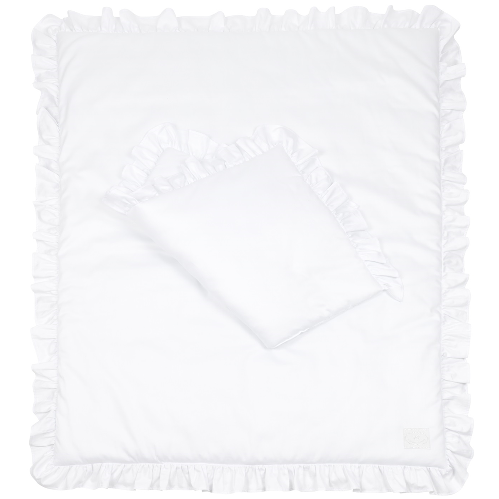 Bedding SG filled Baby with ruffles White - II quality (I)