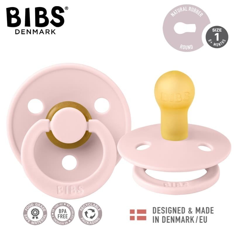 BIBS COLOUR BLOSSOM S Hevea Rubber Soothing Pacifier