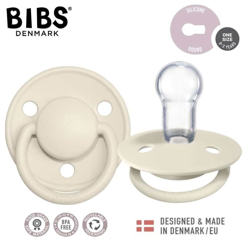 BIBS DE LUX IVORY Silicone pacifier ONE SIZE